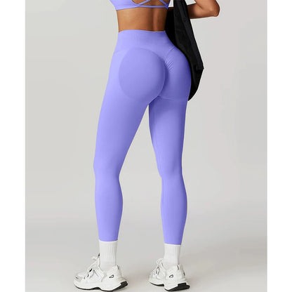 Women'S High Waist Yoga Leggings Seamless High Stretchy Butt Lifting Breathable Sports Pants for Women Gym Leggings