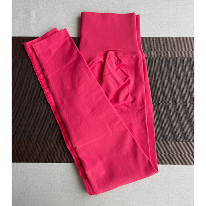 Women'S High Waist Yoga Leggings Seamless High Stretchy Butt Lifting Breathable Sports Pants for Women Gym Leggings